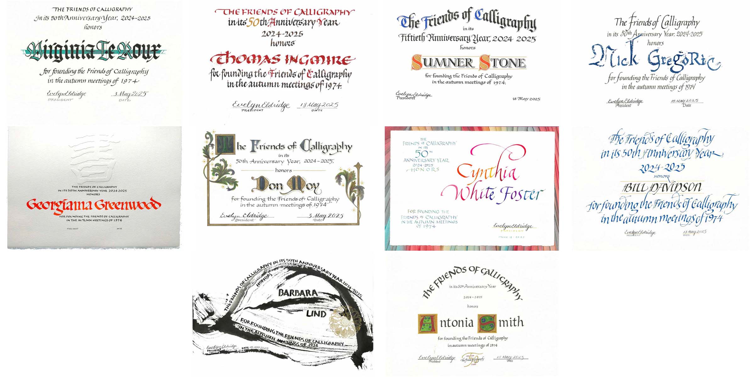 Founders Certificates